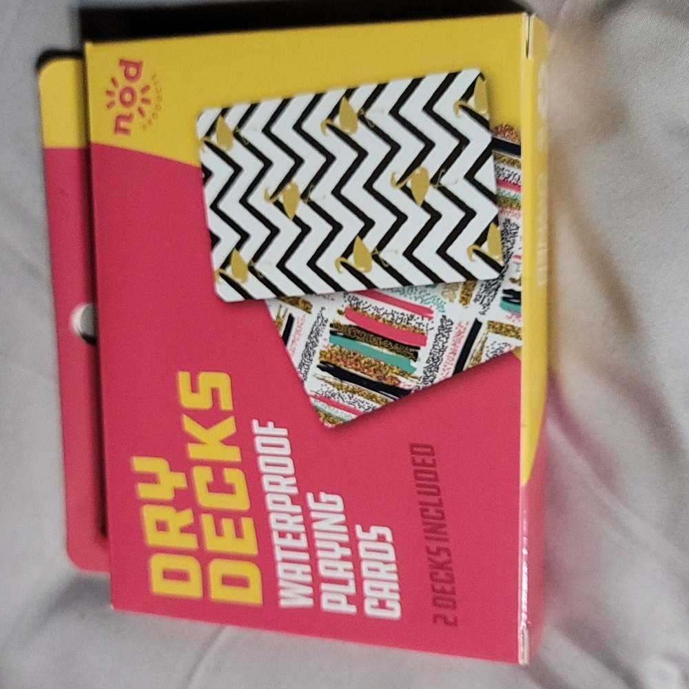 DRY DECKS WATERPROOF PLAYING CARDS- TWO DECKS